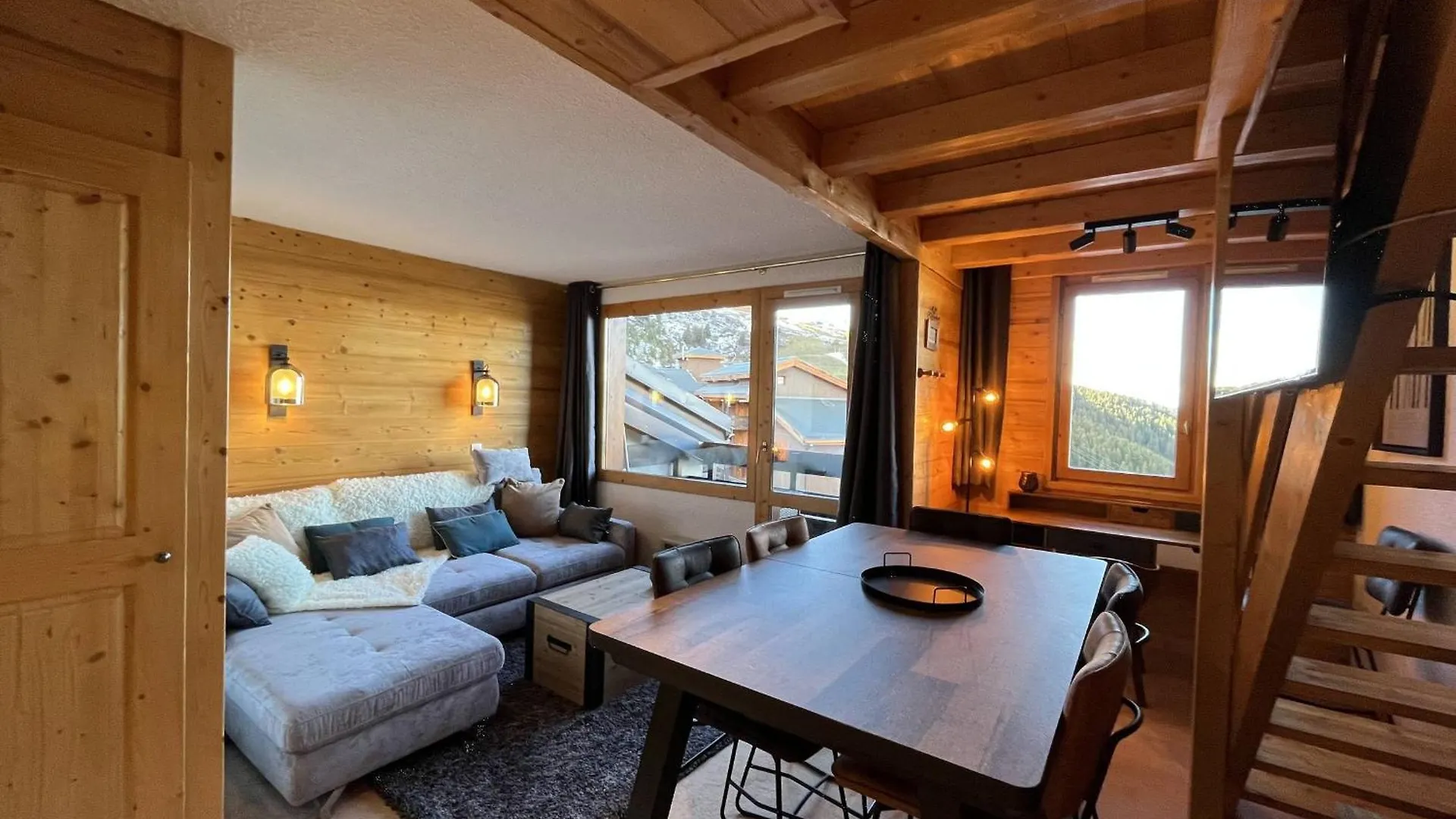 Duplex Skis Aux Pieds Avec Bureau, Wifi Et Tv Grand Ecran - Fr-1-355-252 Les Allues 0*,