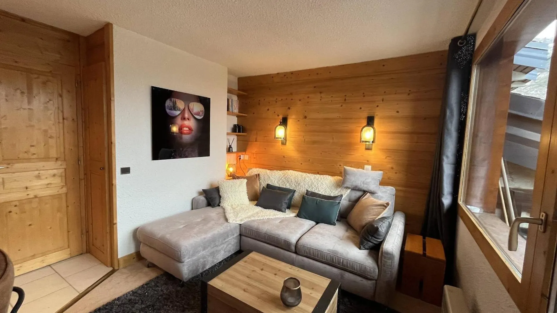 Duplex Skis Aux Pieds Avec Bureau, Wifi Et Tv Grand Ecran - Fr-1-355-252 Les Allues France